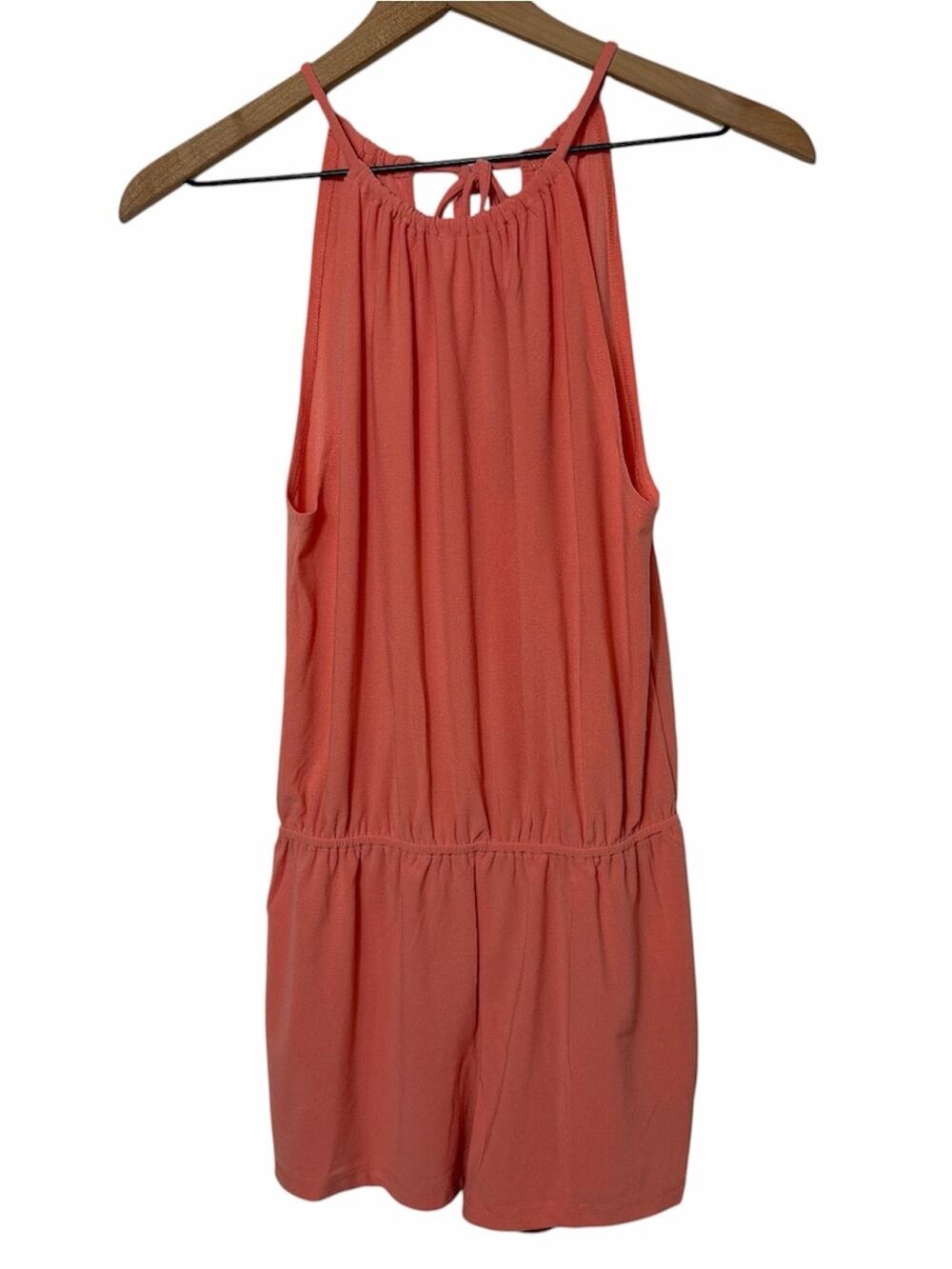 Sweet Rain Peach Sleeveless Romper Size Small Brand New With Tags